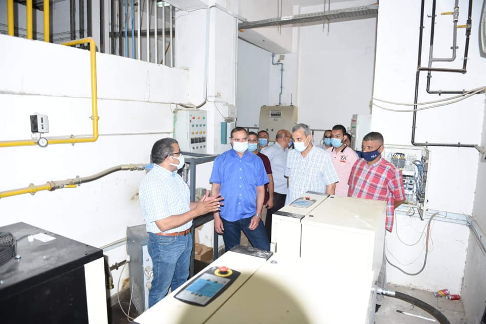At a cost of 23 million and 750 thousand pounds, the development of the dialysis unit and the medical gas station at Sohag University Hospital