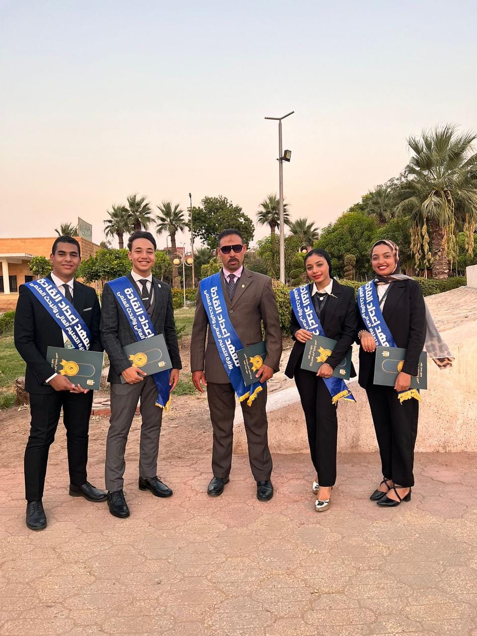 طلاب جامعة سوهاج يشاركون في فوج دورات إعداد القادة بحلوان