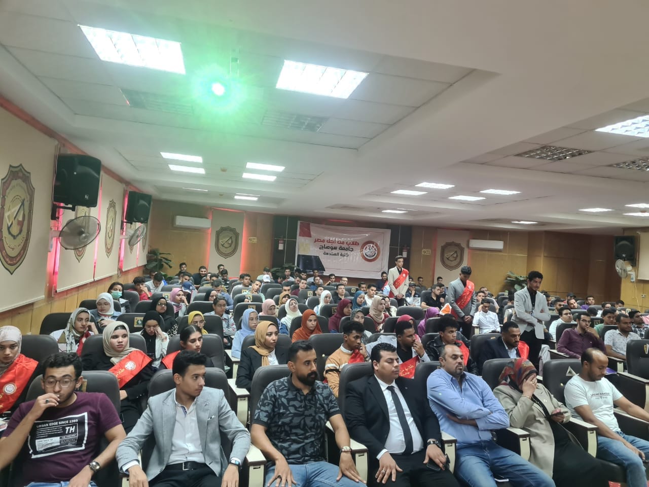 Students for Egypt union at faculty of Engineering organize a symposium about climate change in light of Egypt’s hosting of the Conference of Parties Cop27*