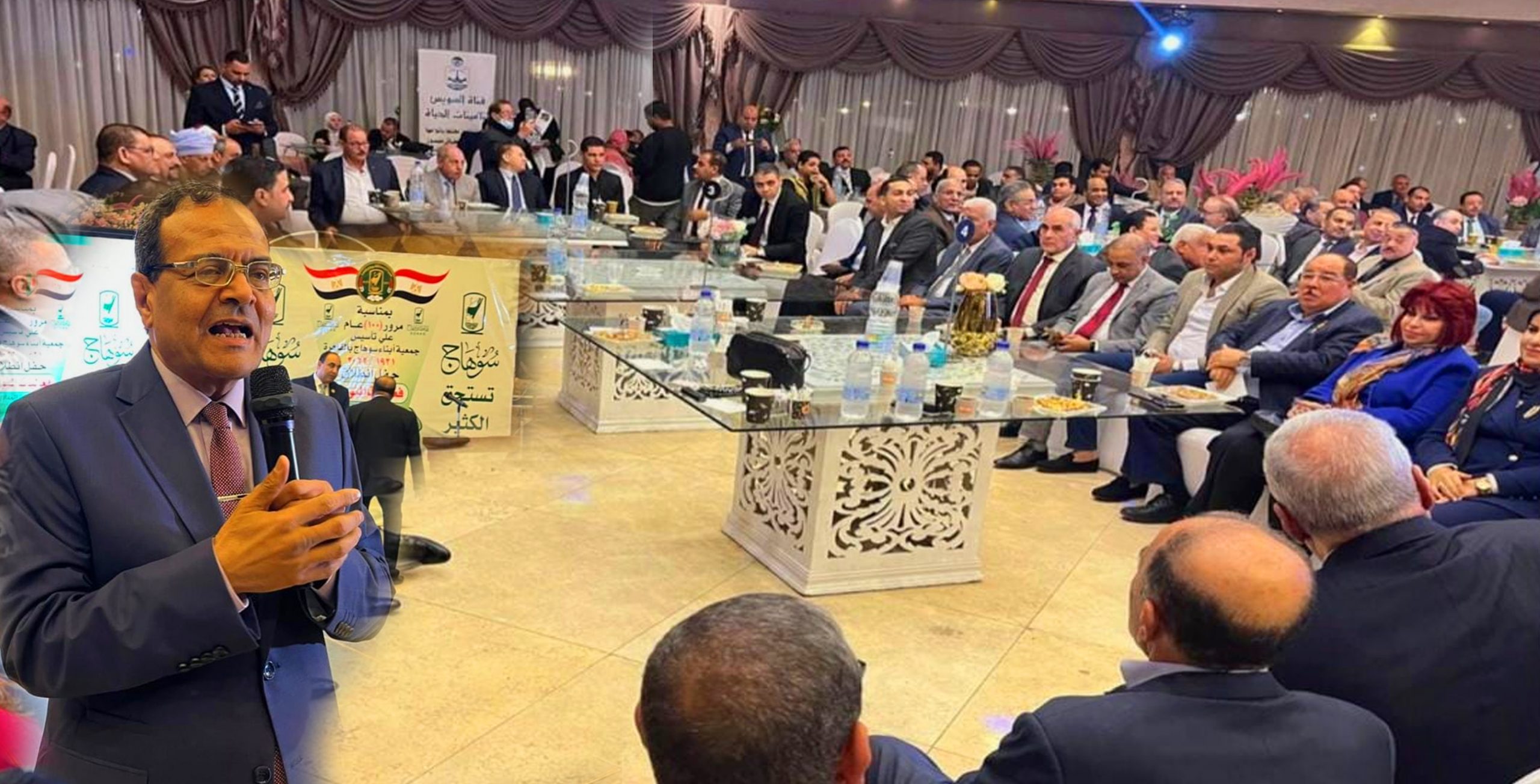 رئيس جامعة سوهاج يشارك باحتفالية الاعداد لمئوية جمعية أبناء سوهاج بالقاهرة