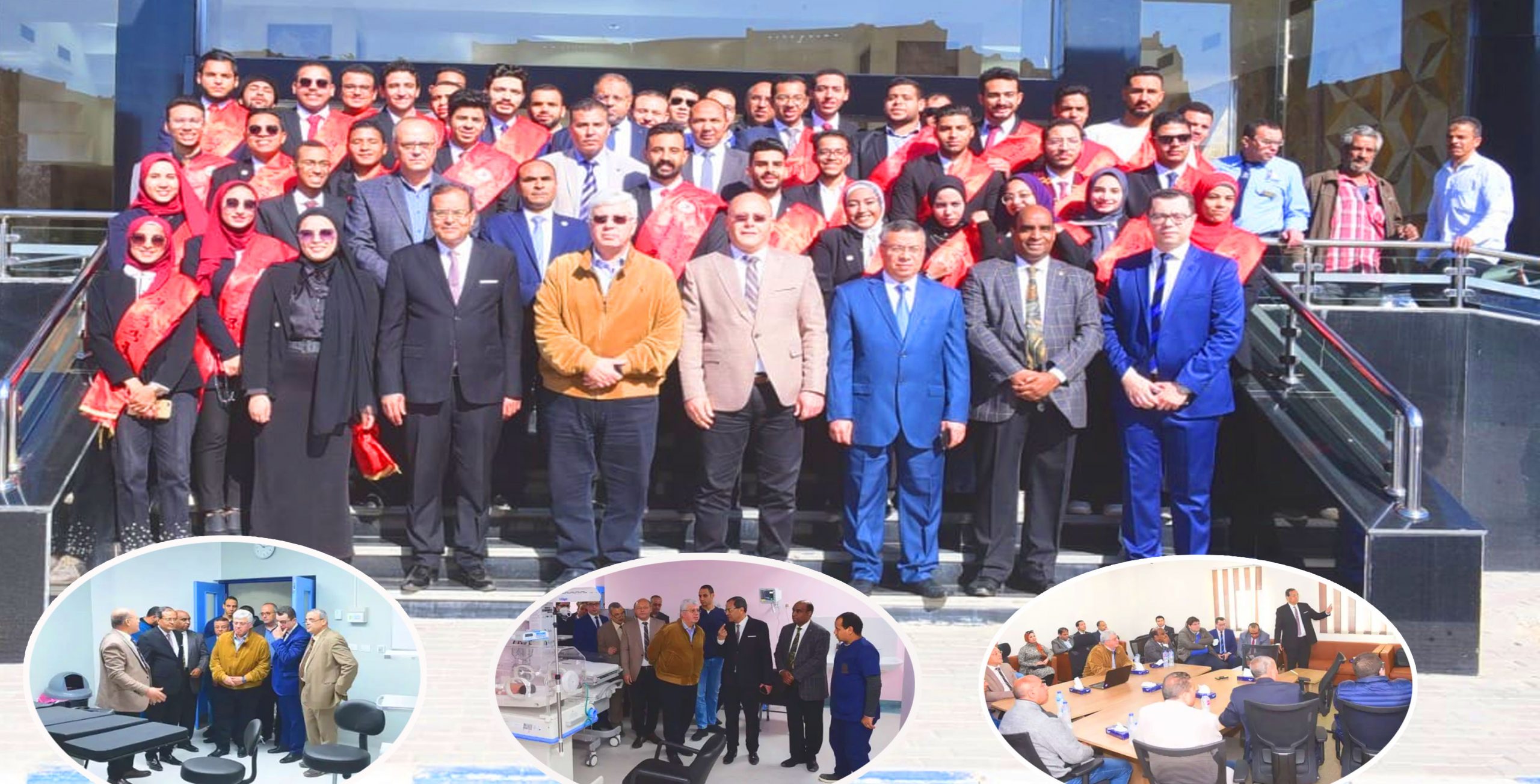 خلال زيارته لجامعة سوهاج: وزير التعليم العالي يتفقد المستشفى الجامعي الجديد ومنشآت المقر الجديد