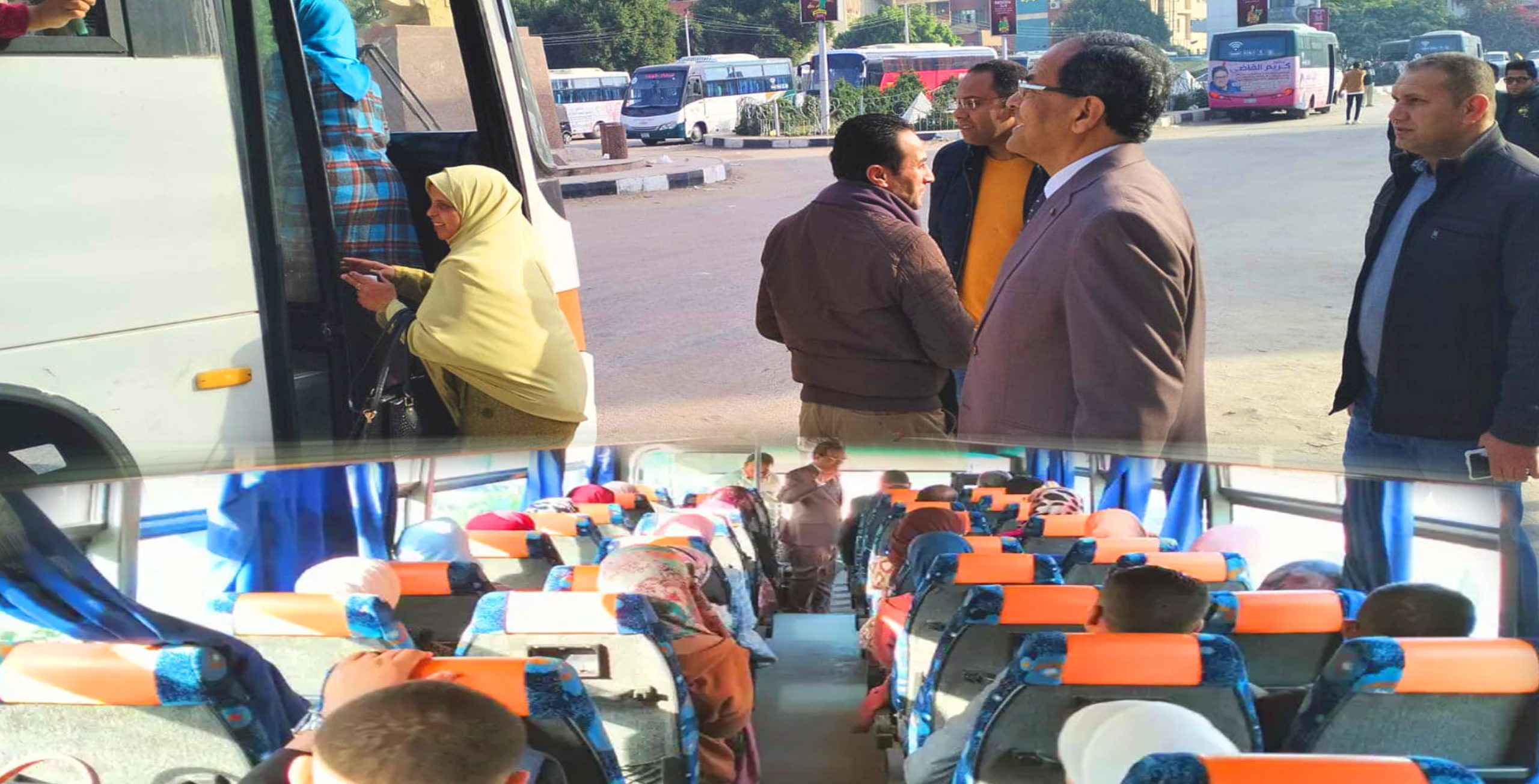 رئيس جامعة سوهاج يتابع حركة انتقال  منسوبي الجامعة للمقر الجديد