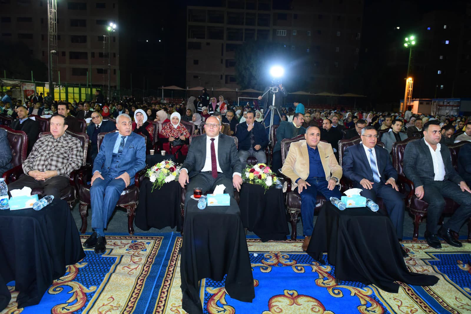 In love of Prophet Mohammed  The Syrian Abu Shaar band sings the masterpieces of supplications in a Ramadan evening organized by Students for Egypt Team at Sohag University